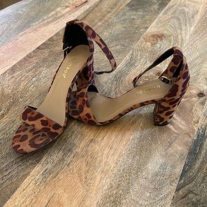 Cheetah print heels